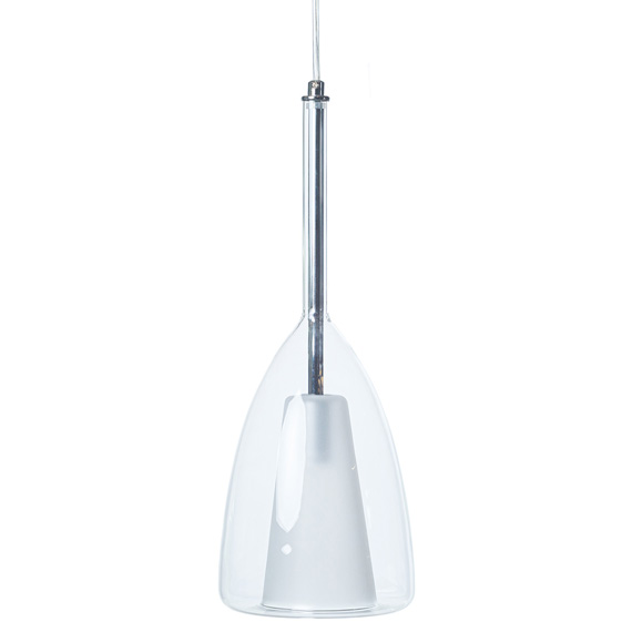Підвісний світильник ARTTOK F 6443/1P D-130 CH+CLEAN **fo