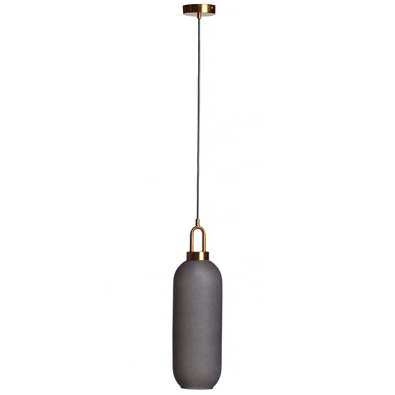Підвісний світильник ARTTOK MD 3193 A-150/1P GD+smoky gray glass E27 L-500 **fo