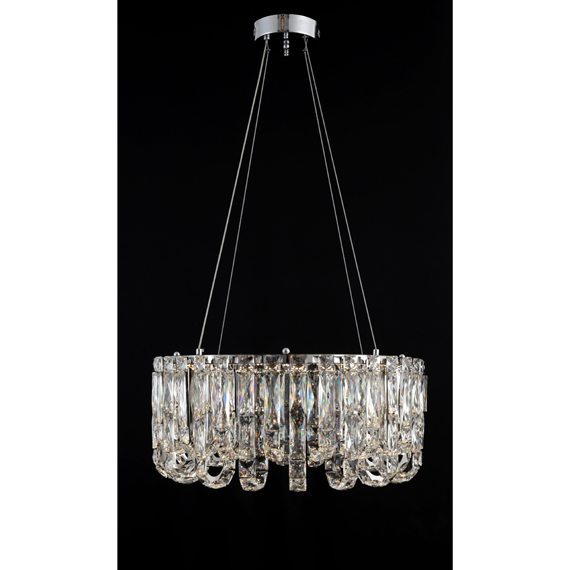 Люстра підвісна ARTTOK 8032/800 CH+CL LED 65W H260-1260mm