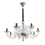 Люстра підвісна ARTTOK BL 558/8P CH+CL+GC **fo