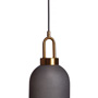 Підвісний світильник ARTTOK MD 3193 A-150/1P GD+smoky gray glass E27 L-500 **fo