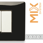 Рамка чотиримісна Master Mixmo - чорний 21MX202-4